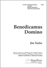 Benedicamus Domino SSA choral sheet music cover